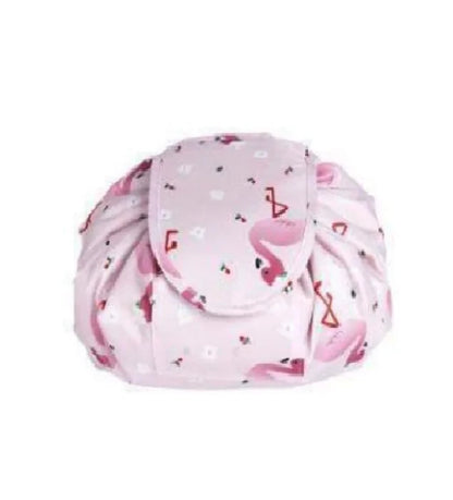 Lazy Makeup Bag with drawstring design