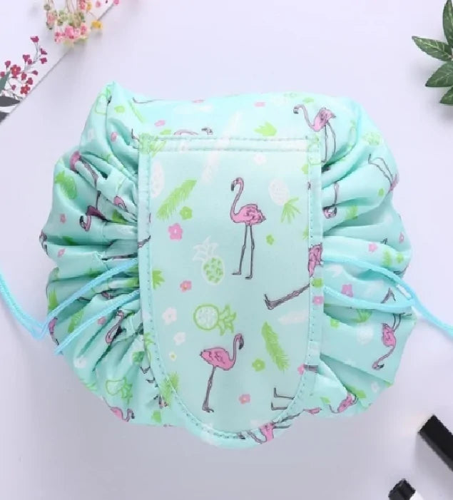 Lazy Makeup Bag with drawstring design
