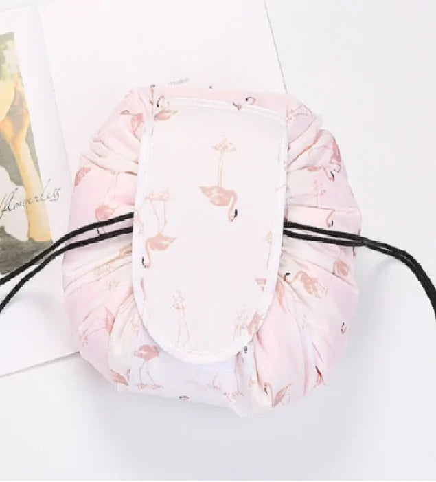 Lazy Makeup Bag with drawstring design