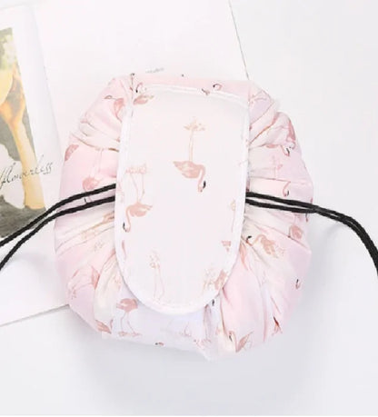 Lazy Makeup Bag with drawstring design