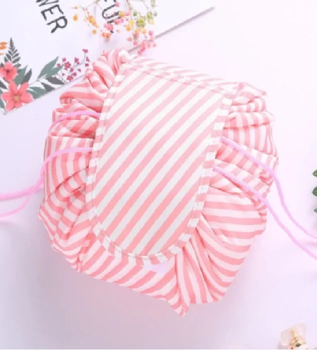 Lazy Makeup Bag with drawstring design