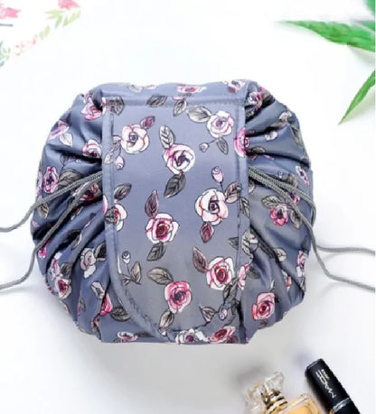 Lazy Makeup Bag with drawstring design