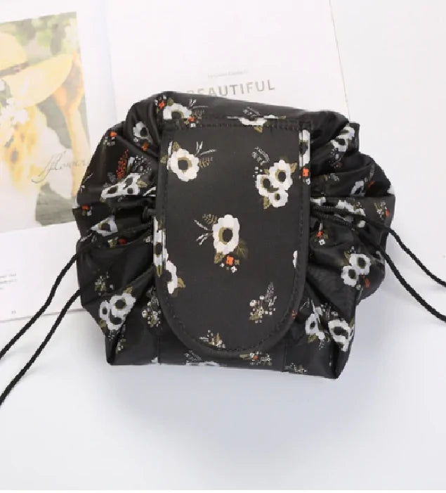 Lazy Makeup Bag with drawstring design