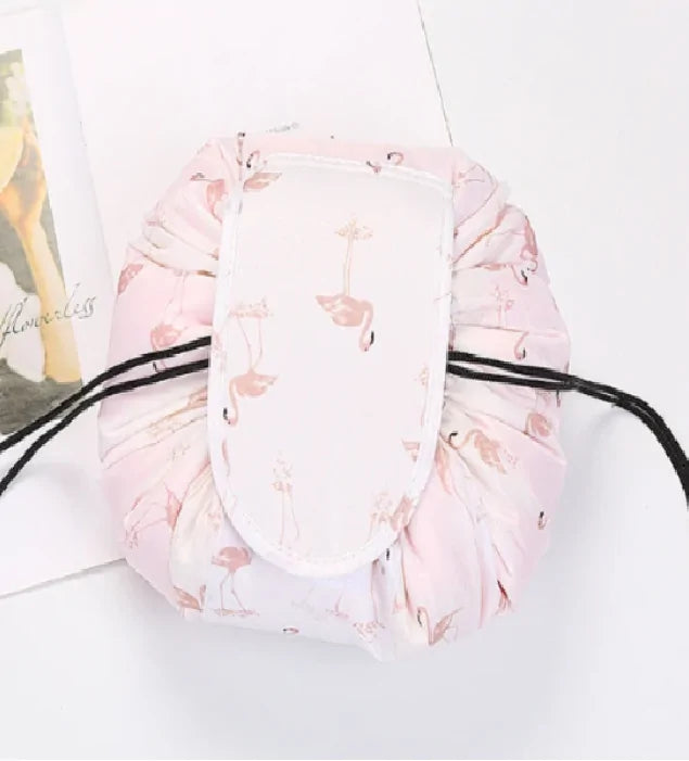 Lazy Makeup Bag with drawstring design