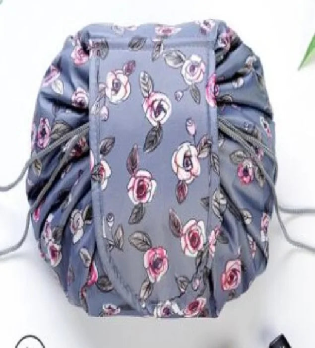 Lazy Makeup Bag with drawstring design