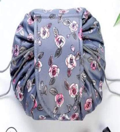 Lazy Makeup Bag with drawstring design