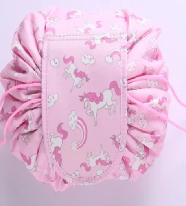 Lazy Makeup Bag with drawstring design