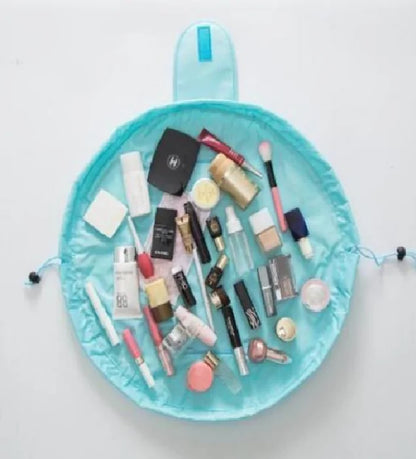 Lazy Makeup Bag with drawstring design