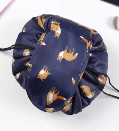 Lazy Makeup Bag with drawstring design