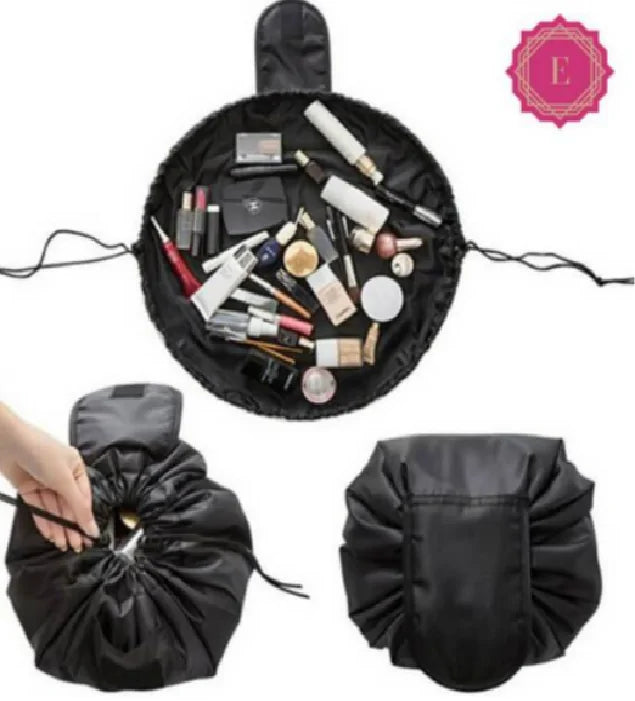Lazy Makeup Bag with drawstring design