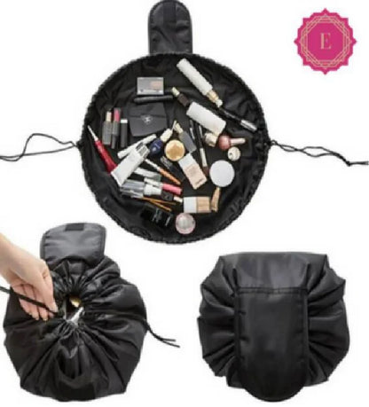 Lazy Makeup Bag with drawstring design